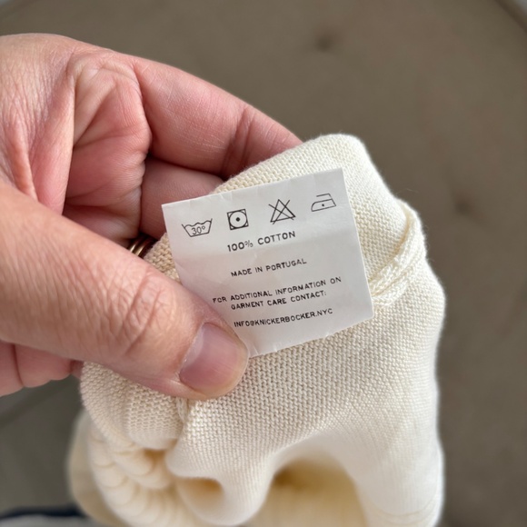 The New York Times “Herald Tribune” Ribbed Knit Mock Neck Sweater - Size L - Picture 5 of 7